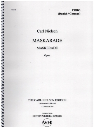 Maskarade fr gem Chor a cappella (dnisch/dt) Klavierauszug