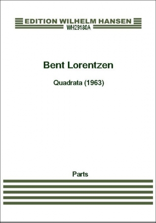 Bent Lorentzen, Quadrtata Streichquartett Stimmen-Set