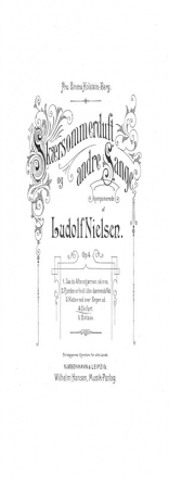 Ludolf Nielsen, Skaersommerduft Op. 4 Nr. 4 Vocal and Piano Buch