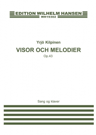 Yrjo Kilpinen, Visor Och Melodier Vocal and Piano Partitur