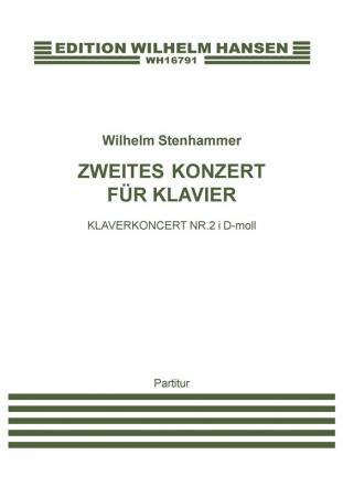 Wilhelm Stenhammar, Zweites Konzert Fur Klavier Orchestra Partitur