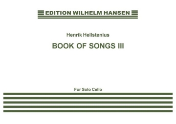 Henrik Hellstenius, Book Of Songs Iii  Buch