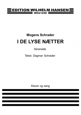 I De Lyse Naetter  Chorpartitur