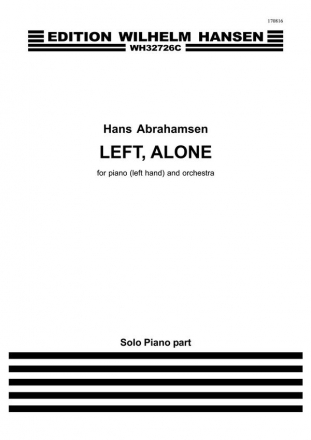 Left, Alone for piano (left hand) and orchestra solo piano part