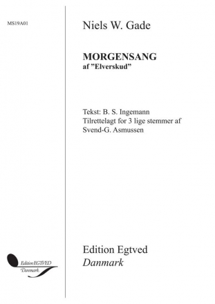 Morgensang Vocal Chorpartitur