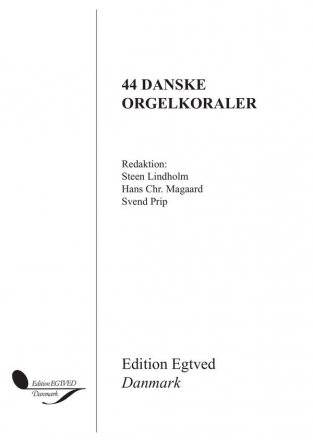 44 Danske Orgelkoraler Orgel Buch