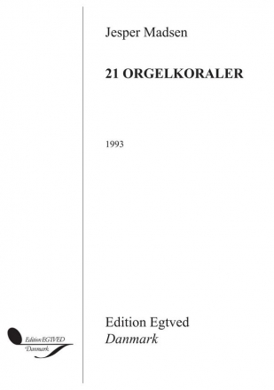 21 Orgelkoraler Orgel Buch