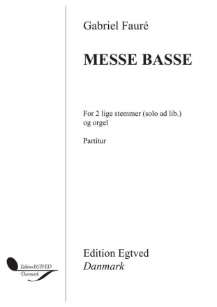 Messe Basse  Partitur