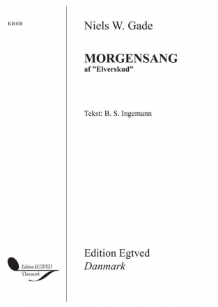 Morgensang Vocal Chorpartitur