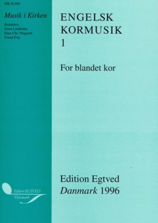 Engelsk Kormusik 1 Gemischter Chor Buch