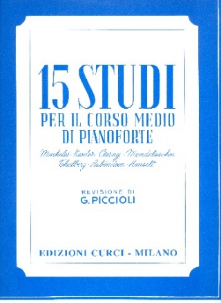 15 Studi per il curso medio per piano