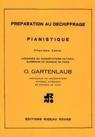 Prparation Au Dchiffrage Pianistique Vol. 5 pour piano