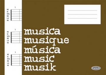 Quaderno di Musica (Block, Cahier de Musique)  Buch