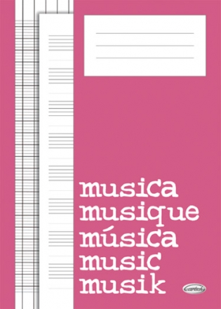 Quaderno di Musica (Block, Cahier de Musique)  Buch