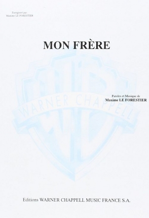 Maxime Leforestier, Mon Frere Vocal and Piano Buch