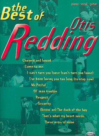 OTIS REDDING: THE BEST OF SONGBOOK FOR PIANO/VOCAL/GUITAR