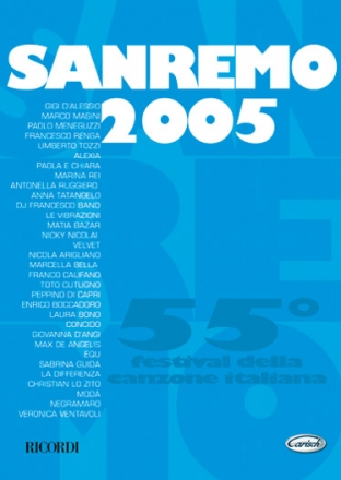 Sanremo 2005 Melodyline and Chords Buch