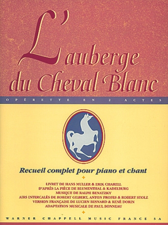 Auberge du Cheval Blanc (L) Piano, Vocal and Guitar Buch