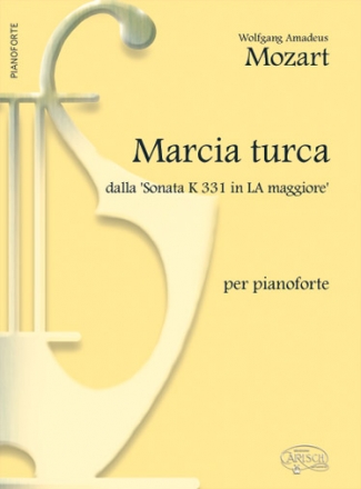 Wolfgang Amadeus Mozart, Mozart Marcia Turca K331 A Maj Klavier Buch