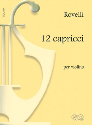 Rovelli, 12 Capricci, per Violino Violin Buch