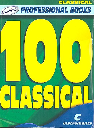 100 classical standards for c instruments, melody line and chord symbols