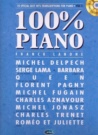 100% Piano vol.2 (+CD): 10 special easy hits transkriptions for piano