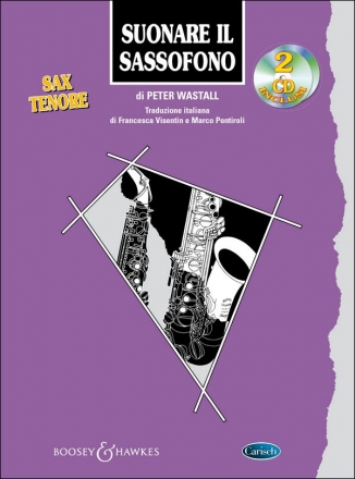 Peter Wastall, Suonare Il Sassofono Sax Tenore Saxophone Buch + 2 CDs