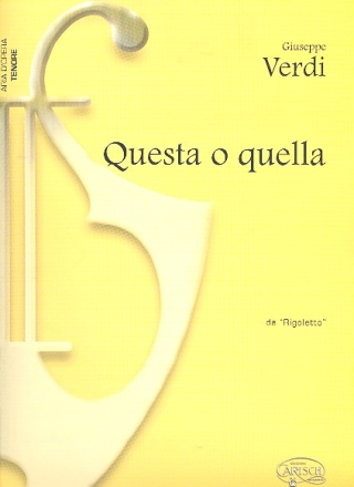 Questa o quella fr Tenor und Klavier (it) aus Rigoletto