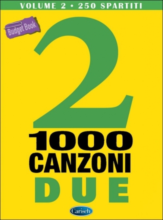 1000 Canzoni Volume 2 Gitarre Buch