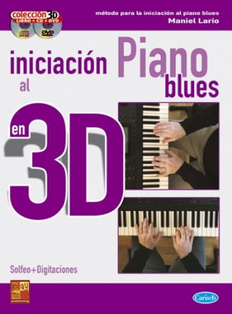 Manuel Lario, Iniciacion Piano Blues 3D Klavier Buch + CD + CD-ROM