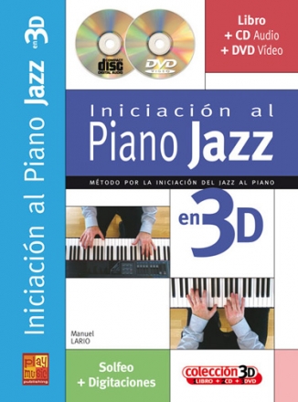 Manuel Lario, Iniciacion Piano Jazz 3D Klavier Buch + CD + CD-ROM