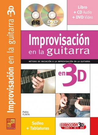 Pablo Flinta, Improvisacion Guitarra 3D Gitarre Buch + CD + CD-ROM