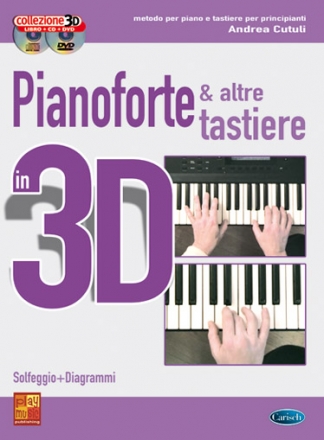 Andrea Cutuli, Pianoforte e altre Tastiere in 3D Klavier Buch + CD + CD-ROM