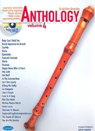 Anthology vol.4 24 all time hits for soprano recorder