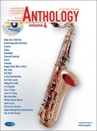 Anthology Tenor Saxophone Vol. 4 Tenor Saxophone Buch + CD