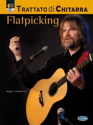 Beppe Gambetta, Trattato di Chitarra Flatpicking Gitarre Buch + CD