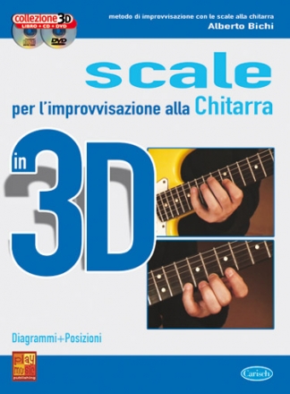 Alberto Bichi, Scale per l'improvvisazione alla Chitarra in 3D Gitarre Buch + CD + CD-ROM