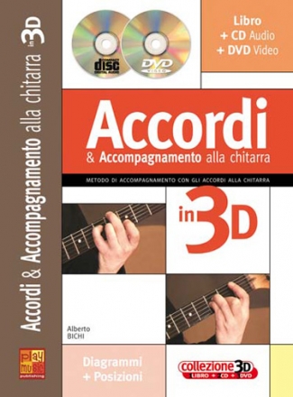 Alberto Bichi, Accordi e Accompagnamento alla Chitarra in 3D Gitarre Buch + CD + CD-ROM