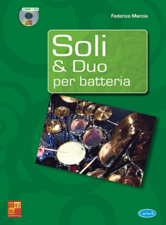 Federico Marcia, Soli & Duo per Batteria Schlagzeug Buch + CD