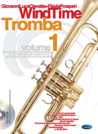 Gianluca Ciavatta, Windtime - Metodo di Tromba Trumpet Buch + CD-ROM