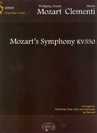 Symphony KV550 (+CD-Rom) for piano, flute, violin and violoncello parts