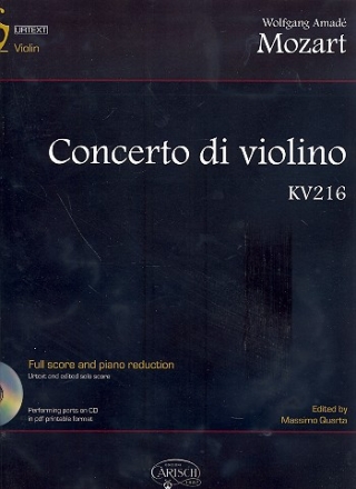 Concerto in g Major vor violin and orchestra (+CD) for violin and piano (with full score)