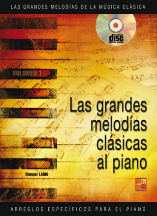 Manuel Lario, Grandes Melodias Coassicas Tocadas Klavier Buch + CD