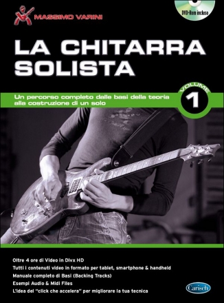 Massimo Varini, La Chitarra Solista - Volume 1 (Nuova Edizione) Gitarre Buch + DVD