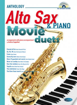 Movie Duets (+CD) for alto saxophone and piano