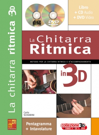 Carlo Schiarini, La Chitarra Ritmica in 3D Gitarre Buch + CD + CD-ROM