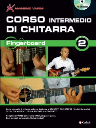 Massimo Varini, Corso Intermedio Di Chitarra Vol.2 Gitarre Buch + DVD