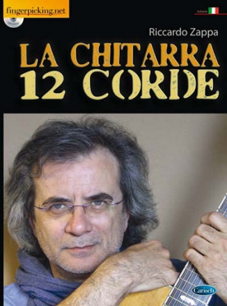 Riccardo Zappa, La Chitarra 12 Corde Gitarre Buch + CD