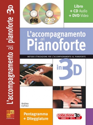 Andrea Cutuli, Accompagnamento al Pianoforte in 3D Klavier Buch + CD + CD-ROM