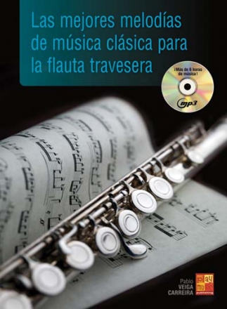 Las mejores melodas de msica clsica Flute Buch + CD